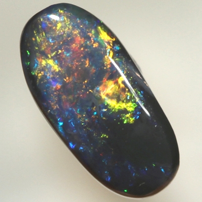SOLID BLACK OPAL Bright rich sparkling fire